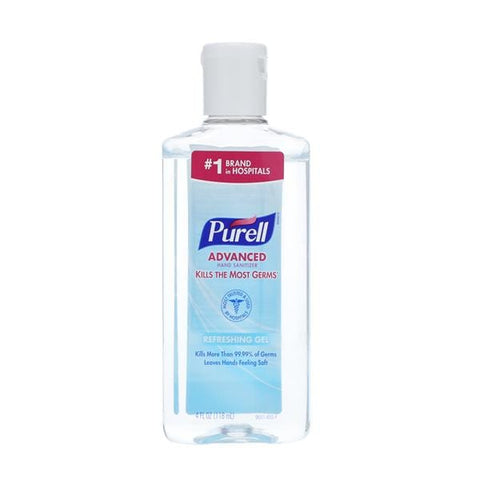 Gojo Industries Inc Sanitizer Hand Gel Purell Advanced 70% Ethyl Alcohol 4 oz 4oz, 24 Each/CA - 9651-24