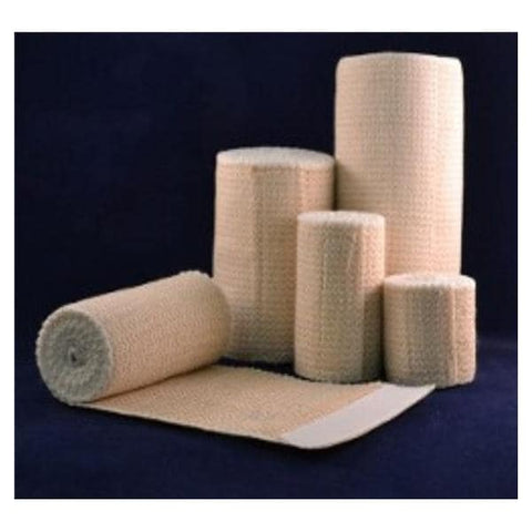 Ambra Leroy Medical Bandage Supra-Grip 6"x11yd Stretch Elstc Double Length Vlcr Strp Tan LF 10/Bx, 5 BX/CA - 90611