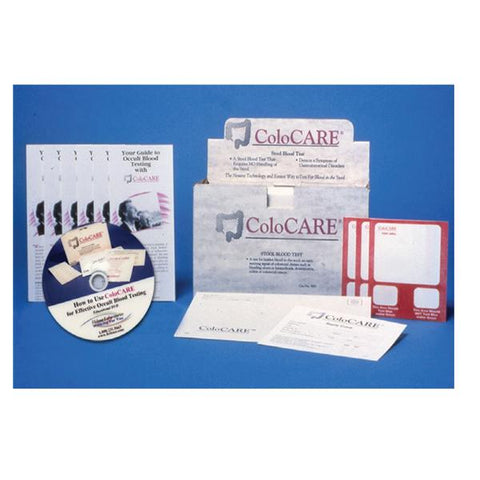 Helena Laboratories Colocare FOB Office Pack Test Kit f/ Ofc Tstng W/ 3Sld/ Rply Crd 50 Count 50/Bx - 5651
