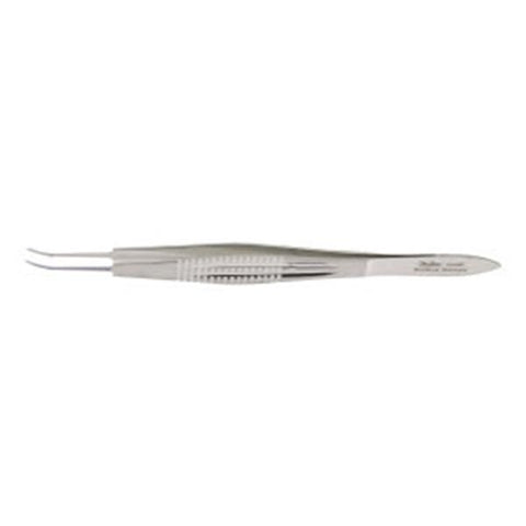 Miltex Forcep Uterine Hank 4-1/8" 0.6mm Wide/Tying Platform Curved Stainless Steel Each - Integra Miltex - 18-947