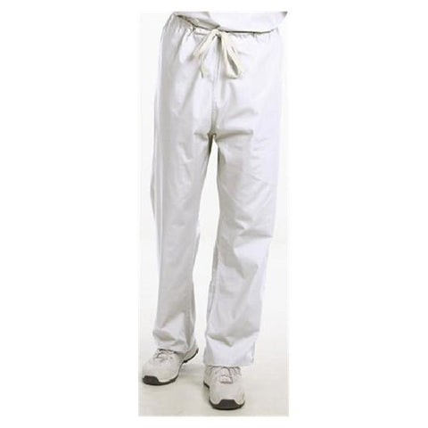 Fashion Seal Scrub Pant Unisex Large White Each - 811-L