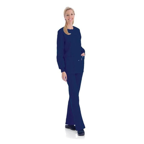 Landau Uniforms Inc. Jacket 65% Polyester / 35% Cotton Womens Patriot Blue 5X Large 4 Pockets Each - 7525-BPP-5XL