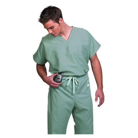 Fashion Seal Shirt Scrub Fashion Seal 78750 Unisex Medium Sage Each - 78750-M