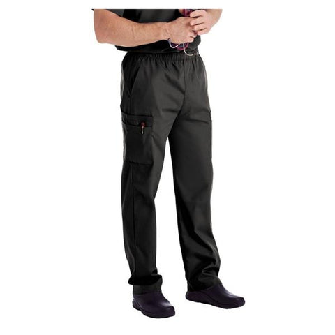 Landau for Men (R) Pant Scrub 8555 Mens 3X Large Black Each - 8555-BKP-3XL