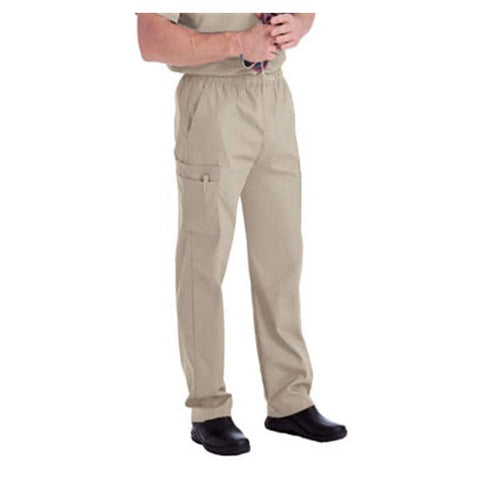 Landau for Men (R) Pant Scrub 8555 Mens Small Sand Each - 8555-SAP-SML
