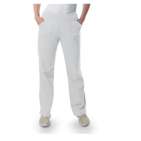 Urbane (TM) Scrub Pant Urbane 9502 Womens X-Small Tall White Each - 9502-WWXYTXS