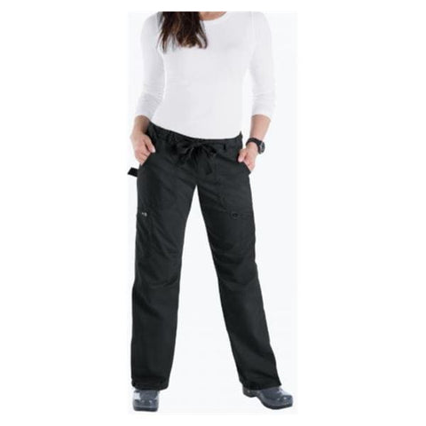 Koi by Kathy Peterson Pant Scrub 701 Womens Small Tall Black Each - 701T-02-S