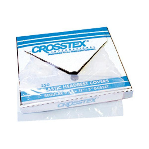 Crosstex International Cover Headrest 9.5 in x 11 in White Plastic 1000/Ca - L0CPW
