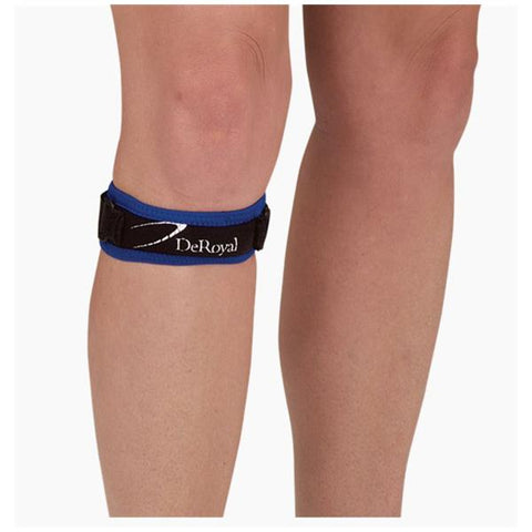 Deroyal Industries Inc Band Strap Patellar Tendon Neoprene Black Size Large 14-15" Universal Each - 14640007