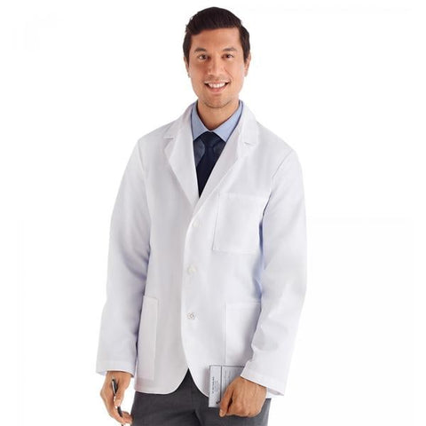 META By White Swan Lab Coat Consultation Poly/Ctn META Fundamentals M Wht Md 30" Each - 15103-011-M