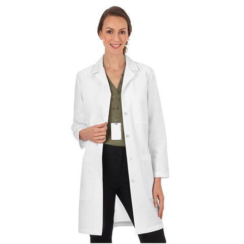 META By White Swan Lab Coat 65% Polyester / 35% Cotton META Fundamentals Womens White XS 37" Each - 15113-011-XS