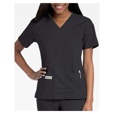 Urbane (TM) Shirt Scrub Urbane Crossover Womens X-Small Black Each - 9534BKPXS