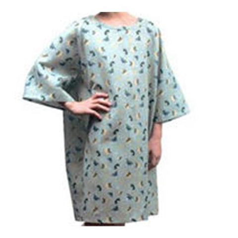 Fashion Seal Gown Patient Polyester Woven Cotton Flame Out Large Unisex Frog-e Green Ped Each - 5503-L