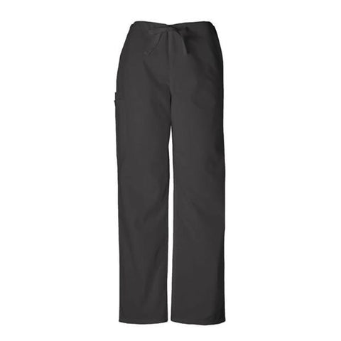 Cherokee Workwear Pant Scrub Cherokee 4100 Unisex Large Black Each - 4100-BLKW-L