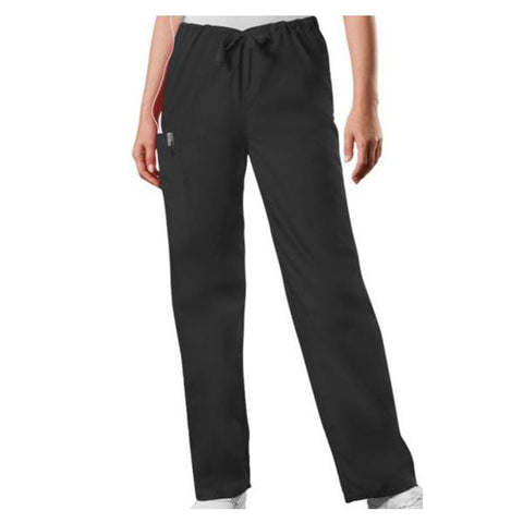 Cherokee Workwear Pant Scrub Cherokee 4100 Unisex Medium Short Black Each - 4100S-BLKW-M
