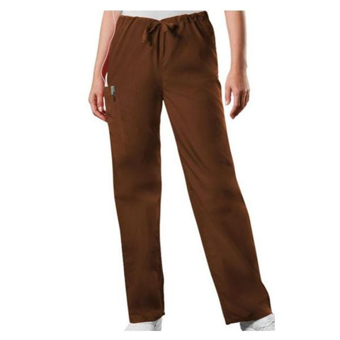 Cherokee Workwear Pant Scrub Cherokee 4100 Unisex Large Short Chocolate Each - 4100S-CHCW-L