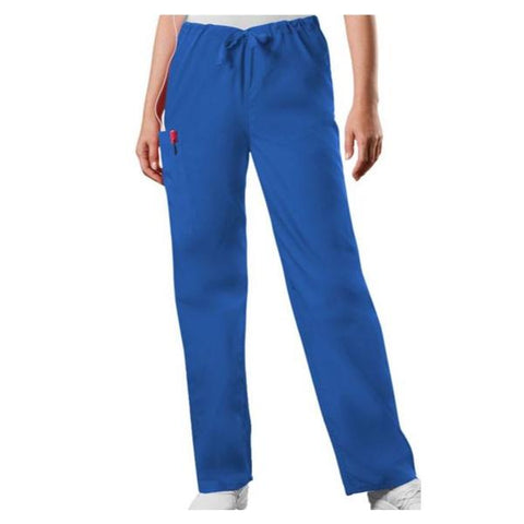Cherokee Workwear Pant Scrub Cherokee 4100 Unisex X-Large Short Royal Blue Each - 4100S-ROYWXL