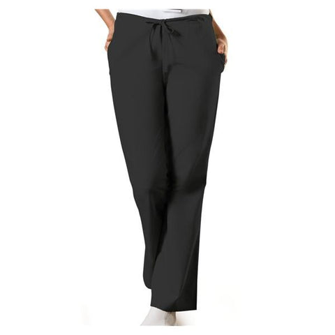 Cherokee Workwear Scrub Pant 4101 Womens 3X Large Black Each - 4101-BLKW-3X