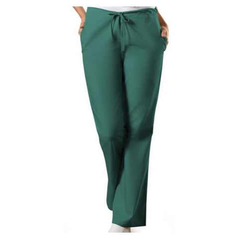 Cherokee Workwear Scrub Pant 4101 Womens 2X Small Petite Hunter Each - 4101PHUNW2XS