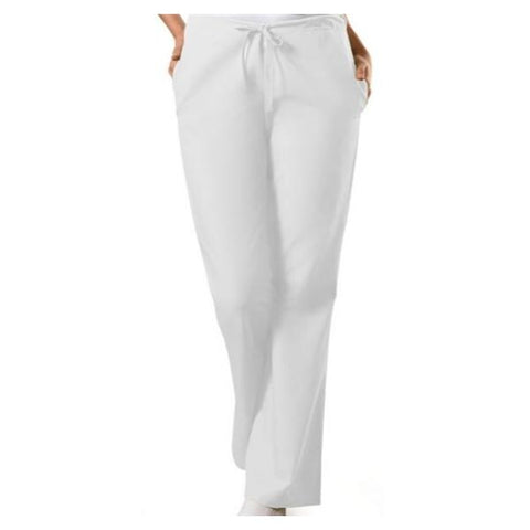 Cherokee Workwear Scrub Pant 4101 Womens X-Large Tall White Each - 4101T-WHTWXL