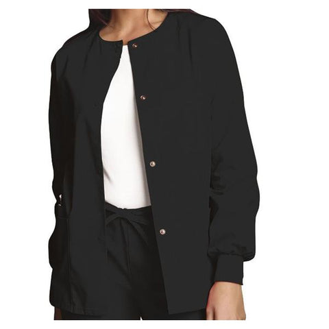 Cherokee Workwear Jacket Black 4X Large Each - 4350-BLKW-4X