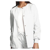 Cherokee Workwear Jacket Warm-Up 65% Polyester / 35% Cotton Womens White 3XL NRvrsbl 3Pkt Each - 4350-WHTW-3X
