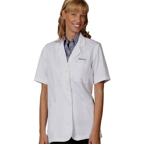 Fashion Seal Lab Coat 65% Polyester / 35% Cotton Womens White 2X Large 30.25 in Each - 105-2XL