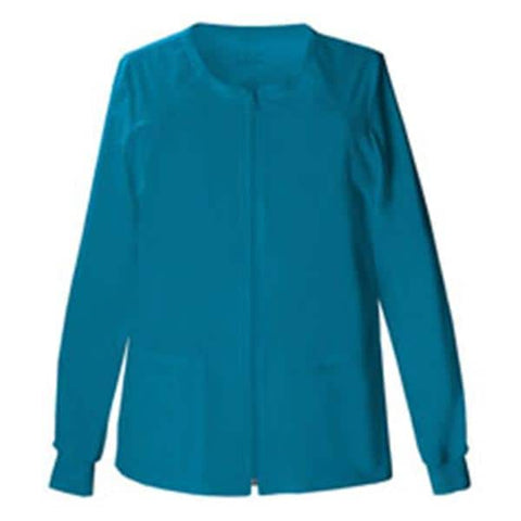 Cherokee Workwear Jacket 55% Cotton / 42% Polyester / 3% Spandex W CrbnBl 4XL NRvrsbl 4Pckt Each - 4315-CARW-4X
