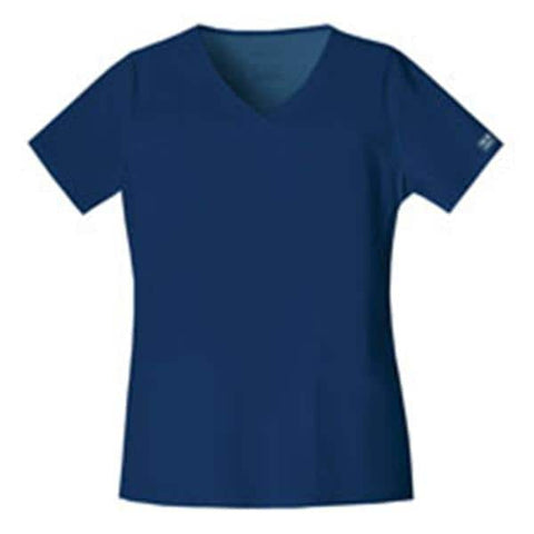 Cherokee Workwear Shirt Scrub Cherokee 4727 Womens 4X Large Navy Each - 4727-NAVW-4X