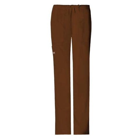 Cherokee Workwear Pant Scrub Cherokee 4044 Womens 2X Large Chocolate Each - 4044-CHCW-2X