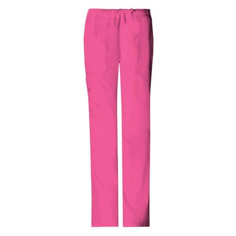 Cherokee Workwear Pant Scrub Cherokee 4044 Womens Large Petite Pink Each - 4044P-SHPW-L