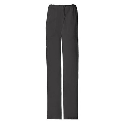 Cherokee Workwear Pant Scrub Cherokee 4043 Unisex Large Black Each - 4043-BLKW-L
