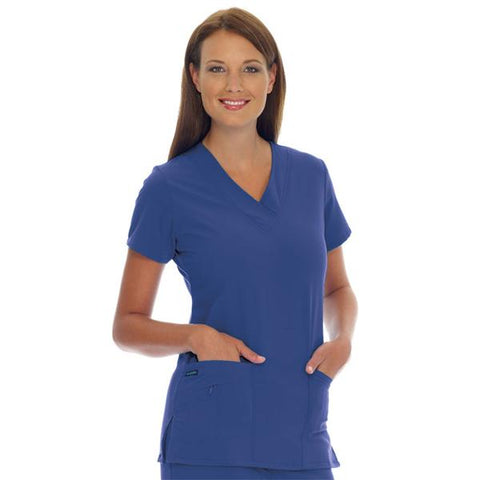 Jockey (TM) Scrubs Shirt Scrub Womens 4X Large New Navy Each - 2206-054-4X