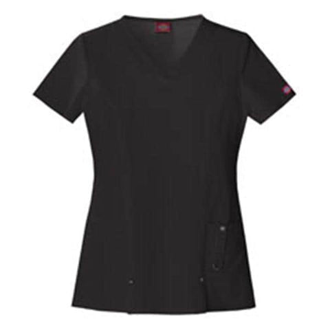 Dickies Shirt Scrub Dickies 82851 Womens Small Black Each - 82851-BLKZ-S