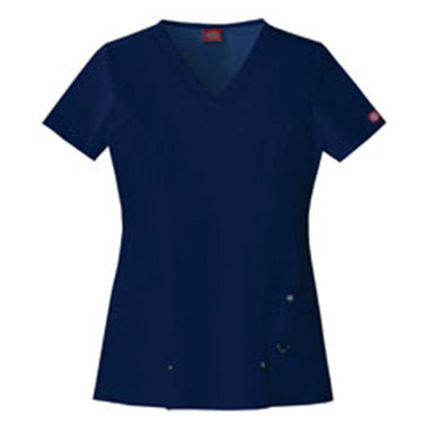 Dickies Shirt Scrub Dickies 82851 Womens X-Small Navy Each - 82851-NVYZXS