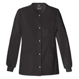 Luxe Jacket Warm-Up 51% Polyester / 46% Rayon / 3% Spandex Luxe W Blk 5XL 3Pkt Each - 1330-BLKV-5X