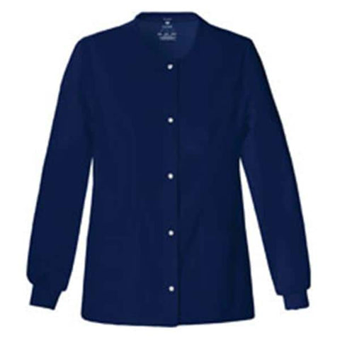 Luxe Jacket Warm-Up 51% Polyester / 46% Rayon / 3% Spandex Luxe Womens Nvy XL 3Pkt Each - 1330-NAVV-XL