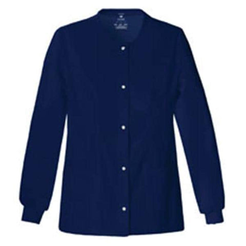 Luxe Jacket Warm-Up 51% Polyester / 46% Rayon / 3% Spandex Luxe W Nvy 2XL 3Pkt Each - 1330-NAVV-2X