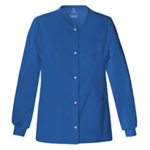 Luxe Jacket Warm-Up 51% Polyester / 46% Rayon / 3% Spandex Luxe W Ryl 2XL 3Pkt Each - 1330-ROYV-2X