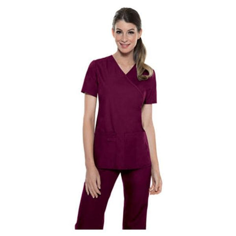 ProFlexibles Shirt Scrub Cherokee 2824 Womens 5X Large Wine Each - 2824-WNEB-5X