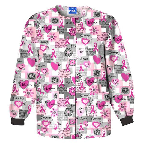Scrub H.Q. Jacket Cherokee Womens Large Each - 4350-WRDS-L