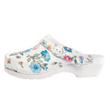 Cape Clogs Inc Clog Open Back Leather / Wood Base Womens Adult Tulips Size 8.5 Each - 200771139