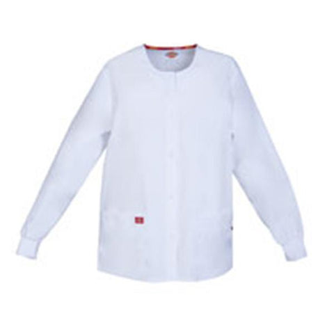 Dickies Jacket Warm-Up 55% Cotton / 45% Polyester White Medium Each - 86306-WHWZ-M