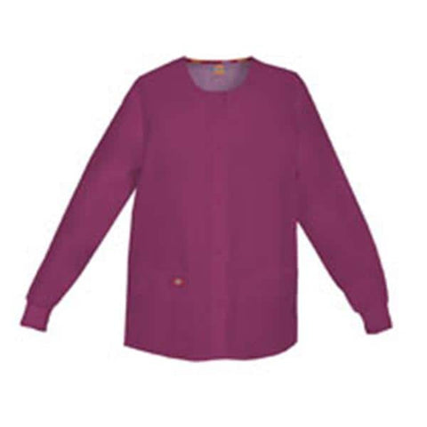 Dickies Jacket 55% Cotton / 45% Polyester Poplin Womens Wine 3XL Multiple Pockets Each - 86306-WIWZ3X