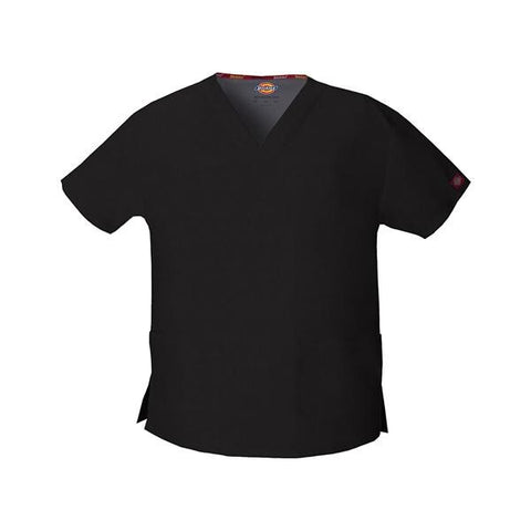 Dickies Shirt Scrub Dickies 86706 Womens X-Large Black Each - 86706-BLWZXL
