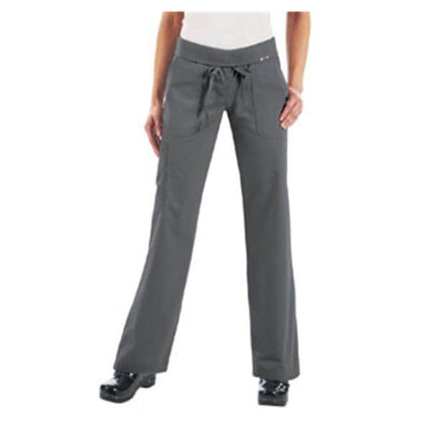 Koi by Kathy Peterson Scrub Pant 713 Womens 3X Large Petite Steel Grey Each - 713P-24-3XL