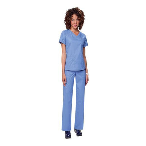 Koi by Kathy Peterson Scrub Pant 713 Womens X-Small Ceil Blue Each - 713-42-XS