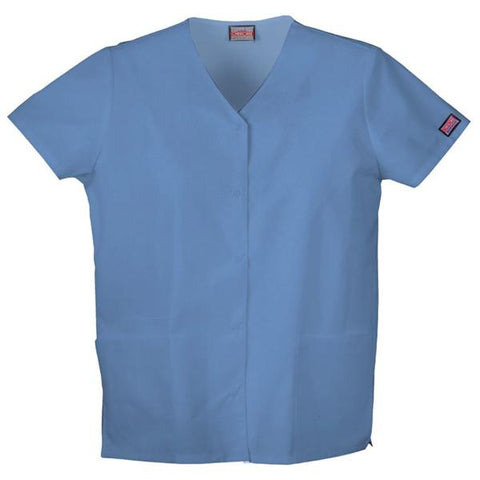 Strategic Partners, Inc Shirt Scrub Cherokee Workwear Womens Small Ceil Blue Each - 4770-CEIW-S
