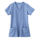 Jockey (TM) Scrubs Shirt Scrub Jockey 2306 Womens 3X Large Ceil Blue Each - 2306-046-3XL