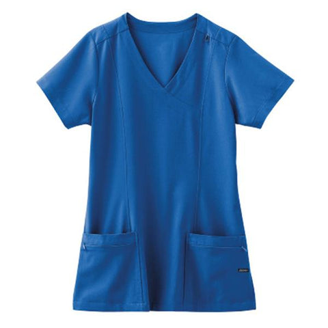Jockey (TM) Scrubs Shirt Scrub Jockey 2306 Womens Medium Royal Blue Each - 2306-064-M